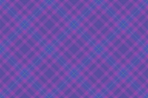 Classic, textured plaid pattern in harmonious purple and blue hues. Versatile Stockillustratie