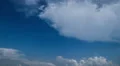Classic time-lapse of clouds passing by. Blue sunny sky HD Footage