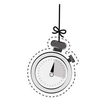 Classic timer stopwatch Stock Illustration