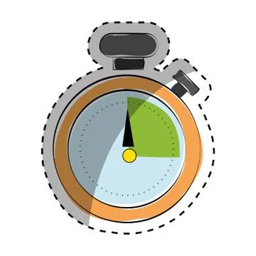 Classic timer stopwatch 스톡 일러스트