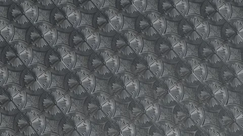 Classic Tin Ceiling Tiles. black textured Stock Footage 262618229