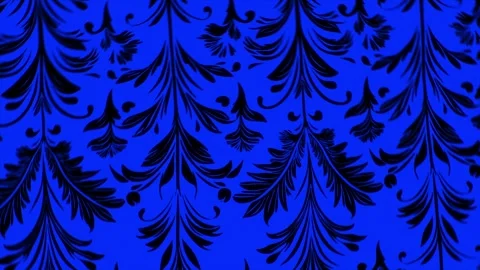 Classic Tropical Pattern – Rotation Motion Animation Stock Footage 306388500