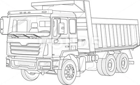 Realistic FORD Pickup Truck Graphic · Creative Fabrica