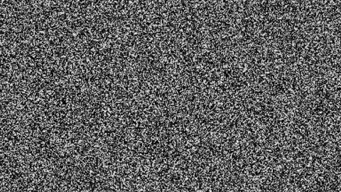 Classic TV Static Glitch Screen Stock Footage 335633579