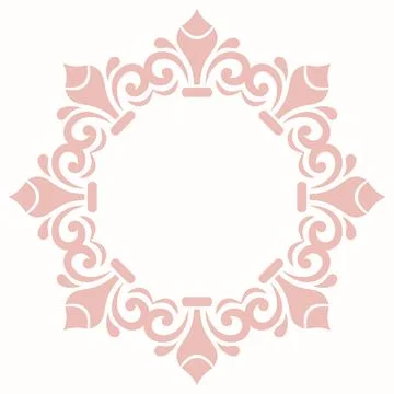 Classic Vector Fine Pattern With Various Arabesques Stockillustratie