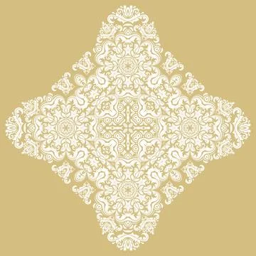 Classic Vector Fine Pattern With Various Arabesques Stock Illustration