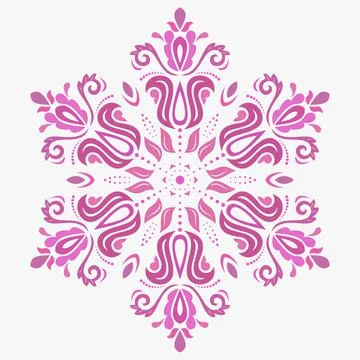 Classic Vector Fine Pattern With Various Arabesques Stock Illustration