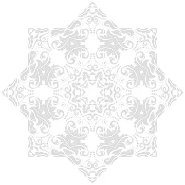 Classic Vector Fine Pattern With Various Arabesques Stock Illustration