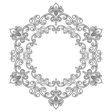 Classic Vector Fine Pattern With Various Arabesques イラスト素材