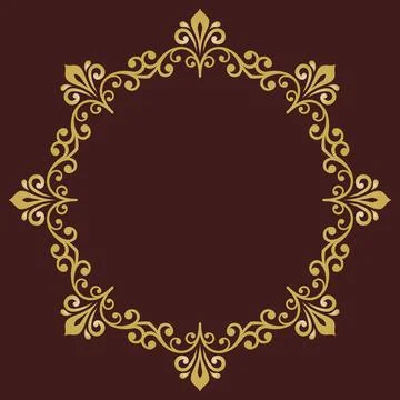 Classic Vector Fine Pattern With Various Arabesques Stockillustratie