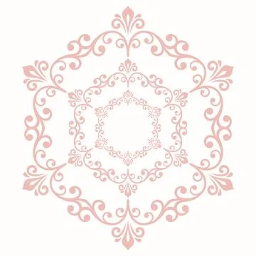 Classic Vector Fine Pattern With Various Arabesques Stock Illustration