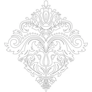 Classic Vector Fine Pattern With Various Arabesques イラスト素材