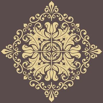 Classic Vector Fine Pattern With Various Arabesques Stock Illustration