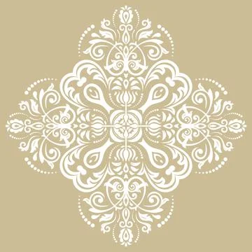 Classic Vector Fine Pattern With Various Arabesques イラスト素材