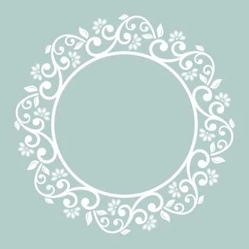 Classic Vector Fine Pattern With Various Arabesques Illustrazione stock