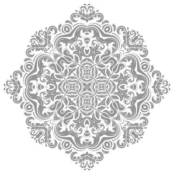 Classic Vector Fine Pattern With Various Arabesques Stock Illustration