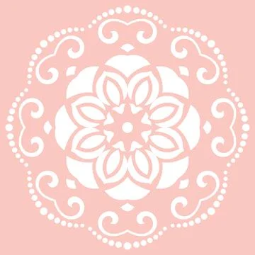 Classic Vector Fine Pattern With Various Arabesques Stock Illustration