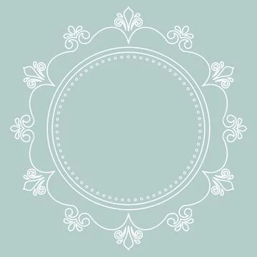 Classic Vector Fine Pattern With Various Arabesques Stock Illustration