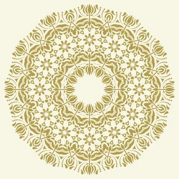 Classic Vector Fine Pattern With Various Arabesques イラスト素材