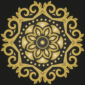 Classic Vector Fine Pattern With Various Arabesques イラスト素材