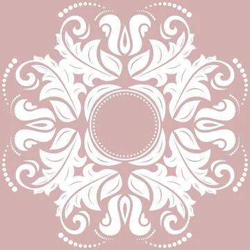 Classic Vector Fine Pattern With Various Arabesques Stock Illustration