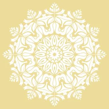 Classic Vector Fine Pattern With Various Arabesques 스톡 일러스트