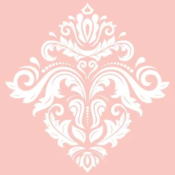 Classic Vector Fine Pattern With Various Arabesques Illustrazione stock