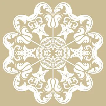 Classic Vector Fine Pattern With Various Arabesques Stock Illustration