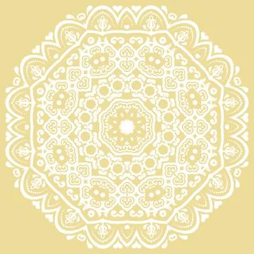 Classic Vector Fine Pattern With Various Arabesques Stock Illustration