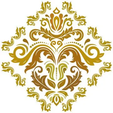 Classic Vector Fine Pattern With Various Arabesques Stock Illustration