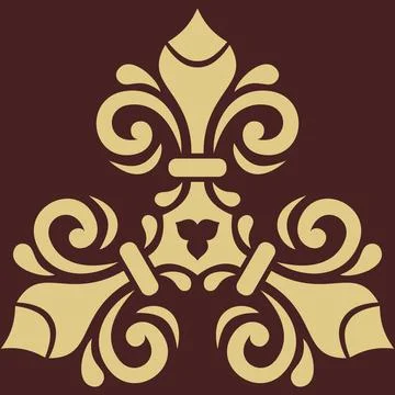 Classic Vector Fine Pattern With Various Arabesques Illustrazione stock