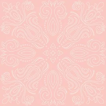 Classic Vector Fine Pattern With Various Arabesques イラスト素材
