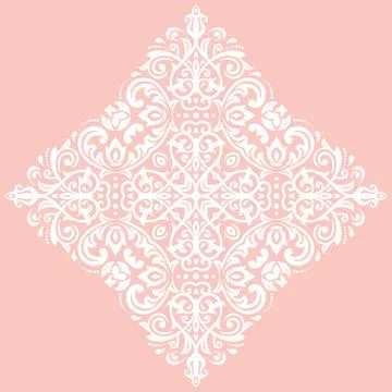 Classic Vector Fine Pattern With Various Arabesques Illustrazione stock