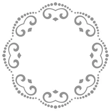 Classic Vector Fine Pattern With Various Arabesques Stockillustratie