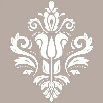 Classic Vector Fine Pattern With Various Arabesques Illustrazione stock