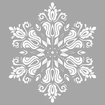 Classic Vector Fine Pattern With Various Arabesques Stock Illustration