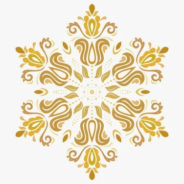 Classic Vector Fine Pattern With Various Arabesques Stockillustratie
