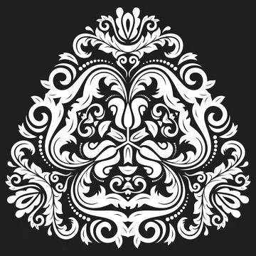 Classic Vector Fine Pattern With Various Arabesques Illustrazione stock