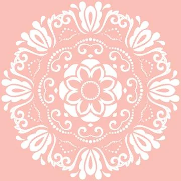 Classic Vector Fine Pattern With Various Arabesques Stock Illustration