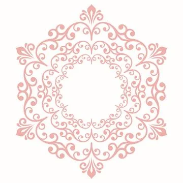 Classic Vector Fine Pattern With Various Arabesques 스톡 일러스트