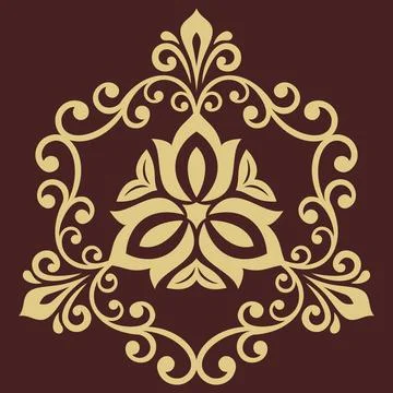 Classic Vector Fine Pattern With Various Arabesques Stock Illustration