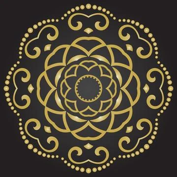 Classic Vector Fine Pattern With Various Arabesques 스톡 일러스트