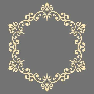 Classic Vector Fine Pattern With Various Arabesques Illustrazione stock