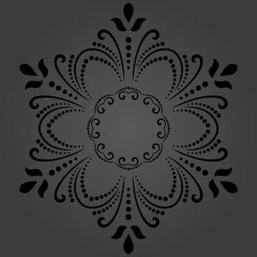 Classic Vector Fine Pattern With Various Arabesques イラスト素材