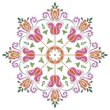 Classic Vector Fine Pattern With Various Arabesques Stock Illustration