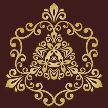 Classic Vector Fine Pattern With Various Arabesques Illustrazione stock