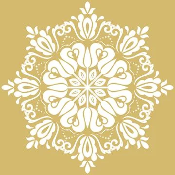 Classic Vector Fine Pattern With Various Arabesques Stock Illustration