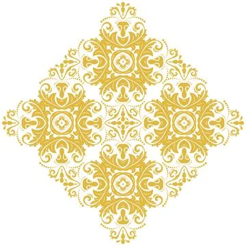 Classic Vector Fine Pattern With Various Arabesques Stockillustratie