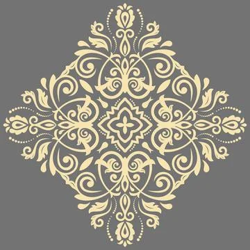 Classic Vector Fine Pattern With Various Arabesques 스톡 일러스트