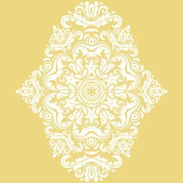 Classic Vector Fine Pattern With Various Arabesques Illustrazione stock